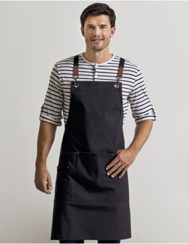 PRE-PR182-Clip ‘n’ Clasp Cross-Back Bib Apron